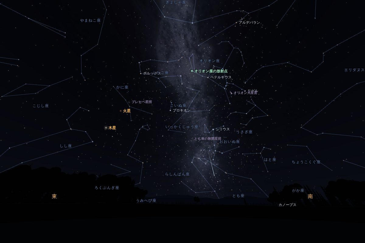 オリオン 座 流星 群